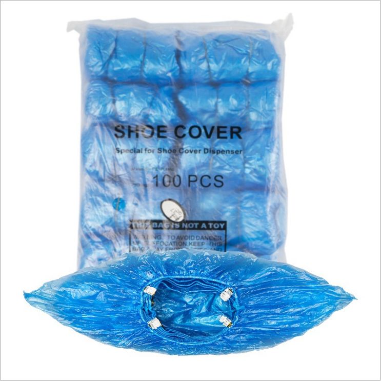 T-button disposable shoe covers