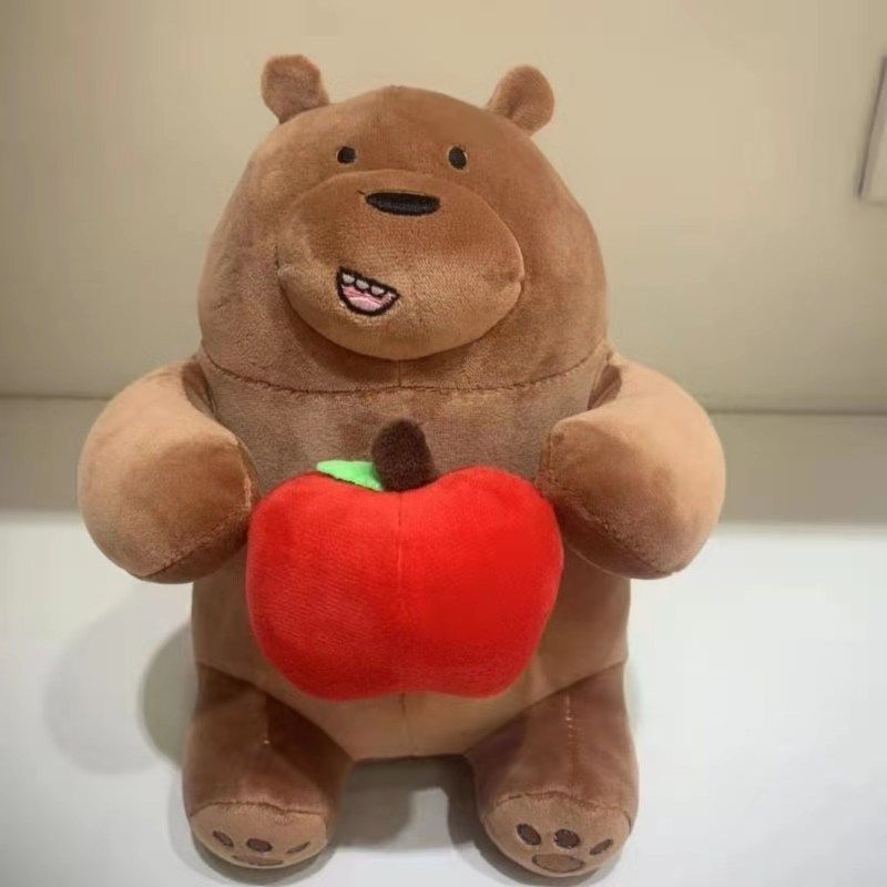 Manufacturers direct plush doll apple naked bear Baohua toy firm