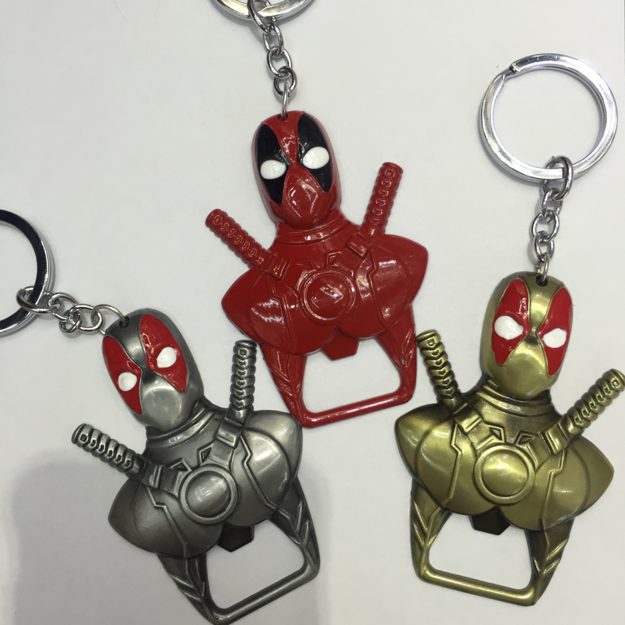  手机工艺品挂件动漫 死侍开瓶器钥匙扣 