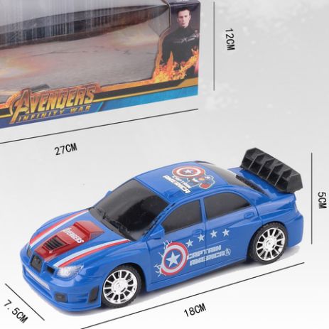 YY-18D Window box children's multi-fun remote control solid color simulation Avengers car