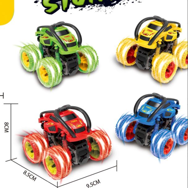7395 sealed color box display box 12 zhuang inertial off-road stunt cars