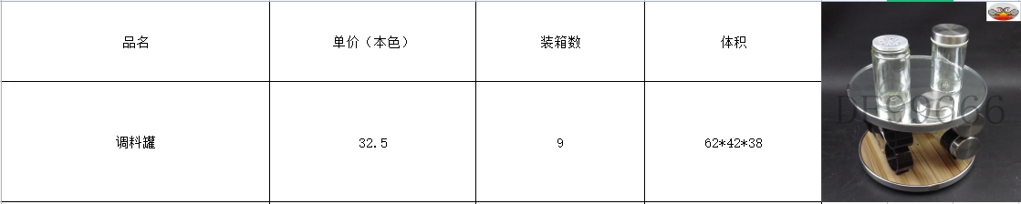 DF99666 不锈钢调料罐三层调味瓶旋转架带调味瓶 香料罐外贸 DF Trading House详情5