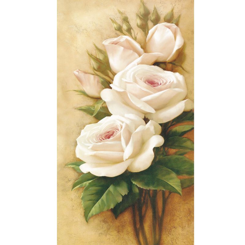 Frameless painting board, floral wall painting, modern style, very exquisite craftsmanship 132417