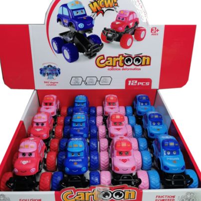 868-9 sealed color box display box 12 zhuang inertial off-road stunt cars
