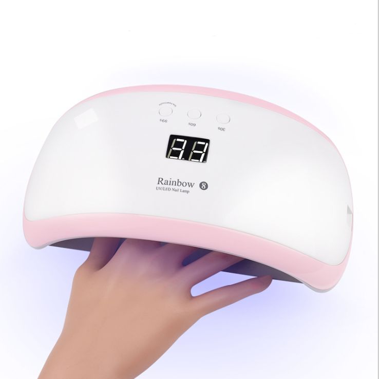 厂家直销新款定时太阳光美甲灯 36W光疗机美甲机指甲烘干机现货