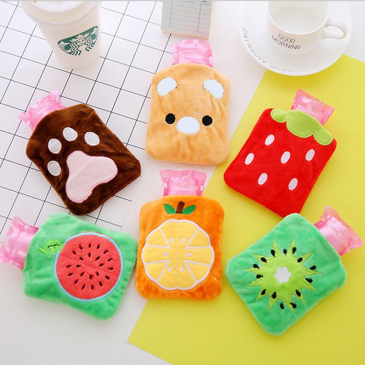 Winter cartoon mini cute hot water bag