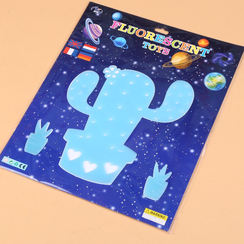 New glow-in-the-dark wall stickers big sun love smiley stars in stock