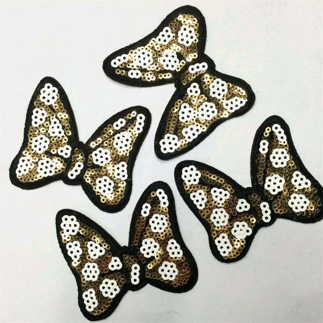 亮片刺绣双色蝴蝶布贴详情图4
