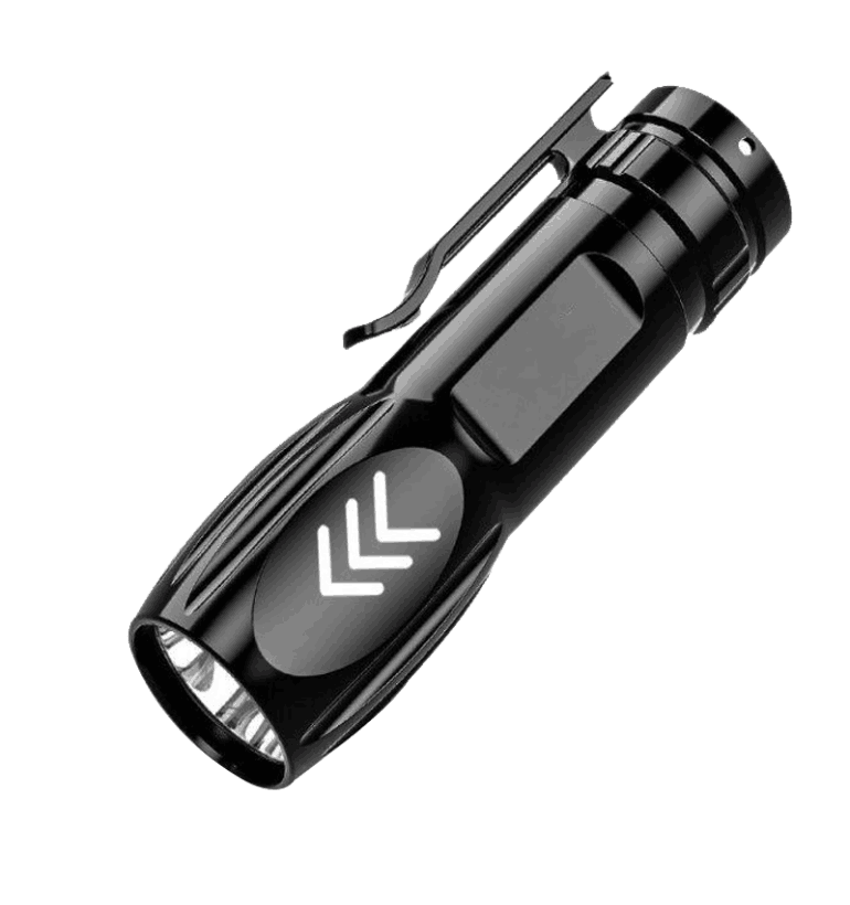 Linterna de plástico X8 (carga USB,240PCS,17.5KG,50×24×49.5=0.06, caja de plástico verde militar) Specification image