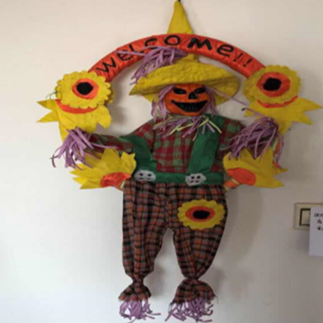 100南瓜稻草人图