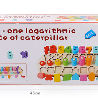 Caterpillar digital shape logarithmic board
