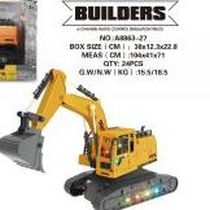 A8863-27 Window box simulation electric universal lighting music engineering vehicle