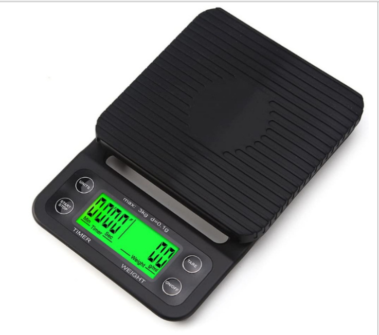 Electronic scale with coffee tray detail image 1