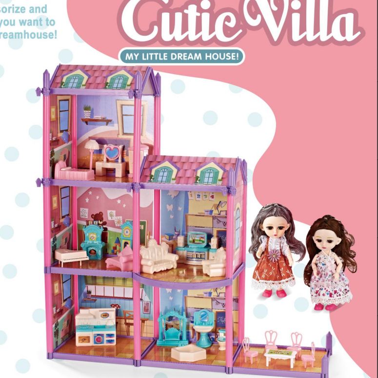 The ABL1005 sealed color box sets up a cute and charming little house with a girlish heart