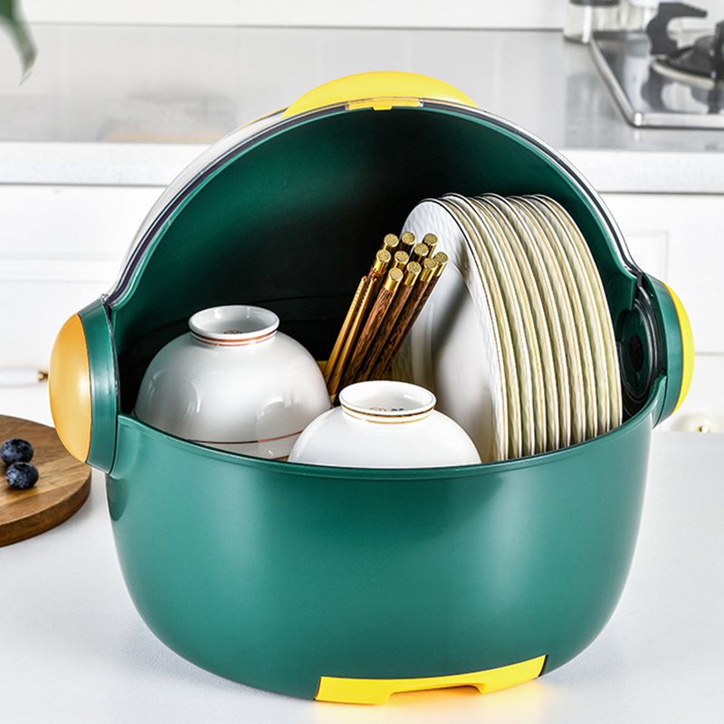 厨房防尘置物架 带盖碗架沥水架 放碗筷碗碟架沥碗 大容量 收纳