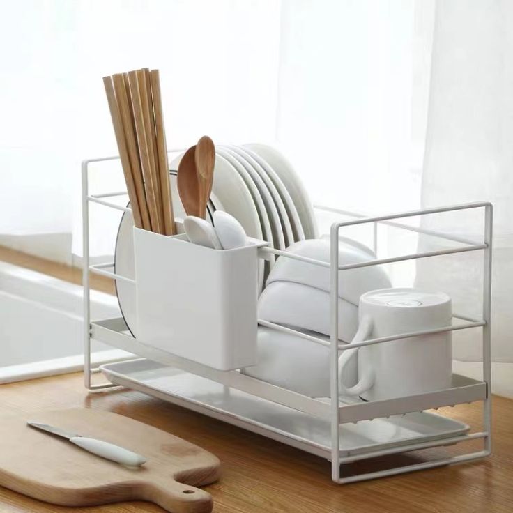 Kitchen shelving for dishes