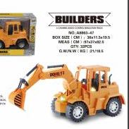 A8863-47开窗盒仿真遥控万向灯光音乐工程车