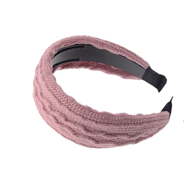 Wool bib, knitted headband 683