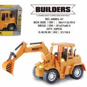 A8863-47开窗盒仿真遥控万向灯光音乐工程车详情图2