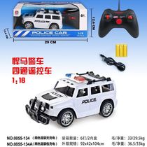 0855-134A Hummer police car four-way remote control car 1:18