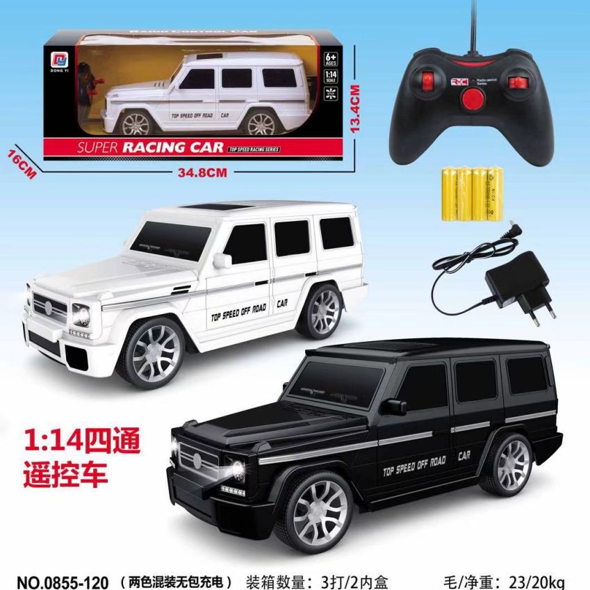 0855-120奔驰1:14仿真四通遥控车
