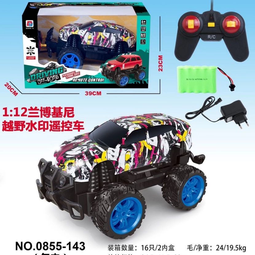0855-143 1:12 Lamborghini off-road Watermark remote control car