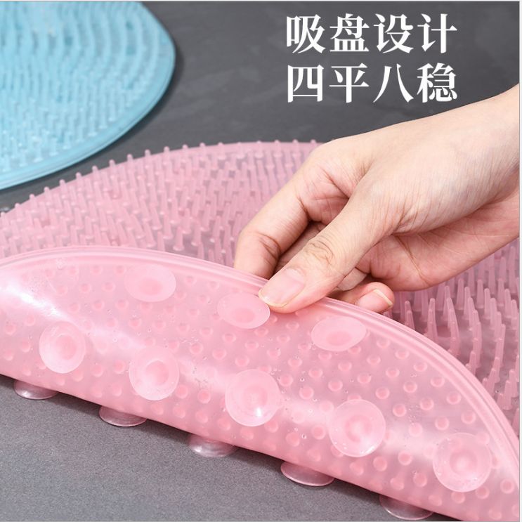 Silicone suction plate