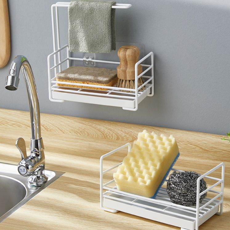 Kitchen organizer sponge drain organizer