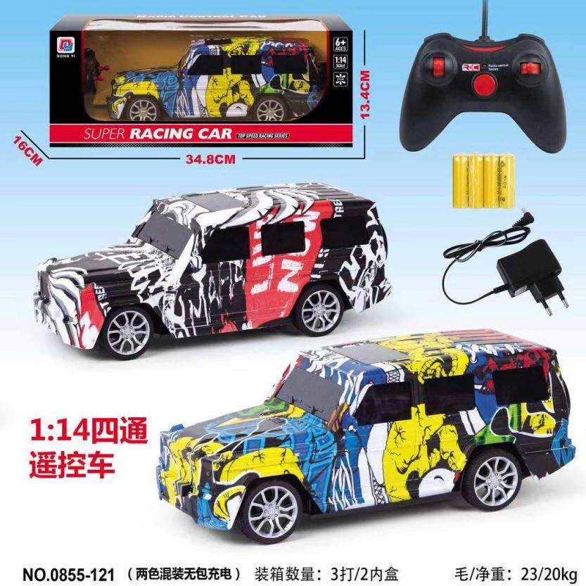 0855-121奔驰1:14迷彩四通遥控车