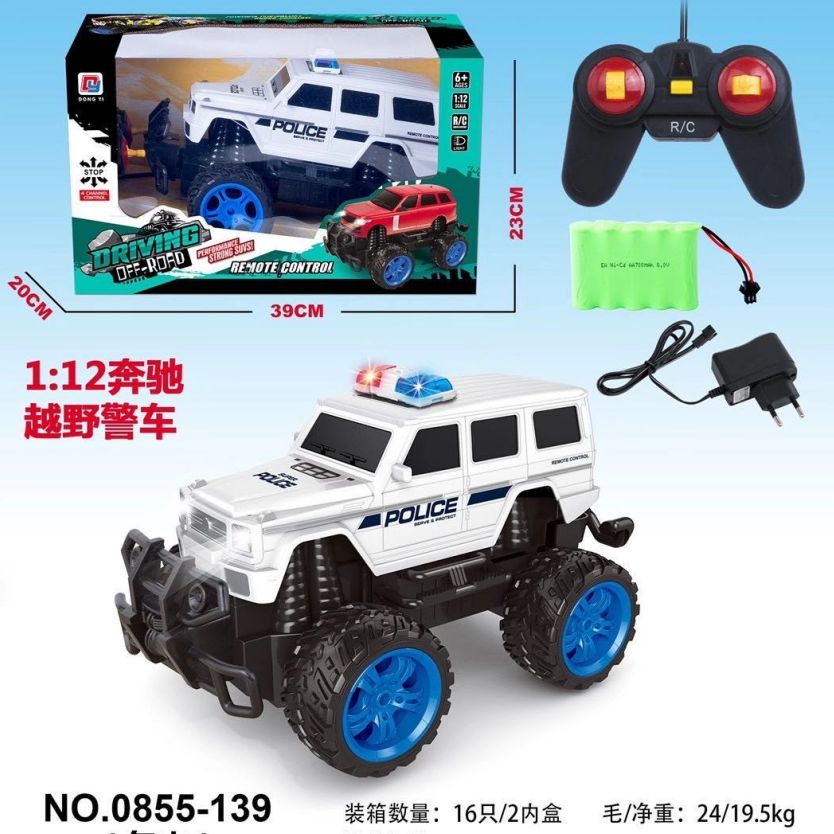 0855-139 1:12 Mercedes off-road police car