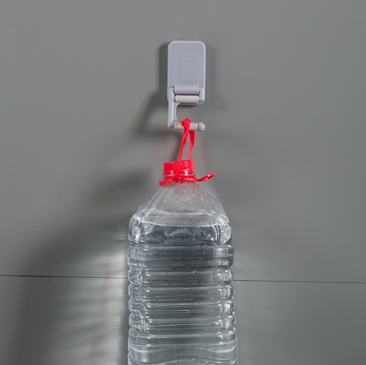 Traceless multi-functional mop rack, bathroom mop hook detail image 5