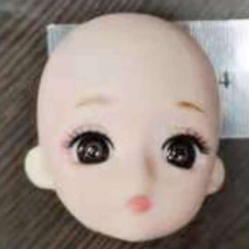 Vinyl 6 Inch Bald Head