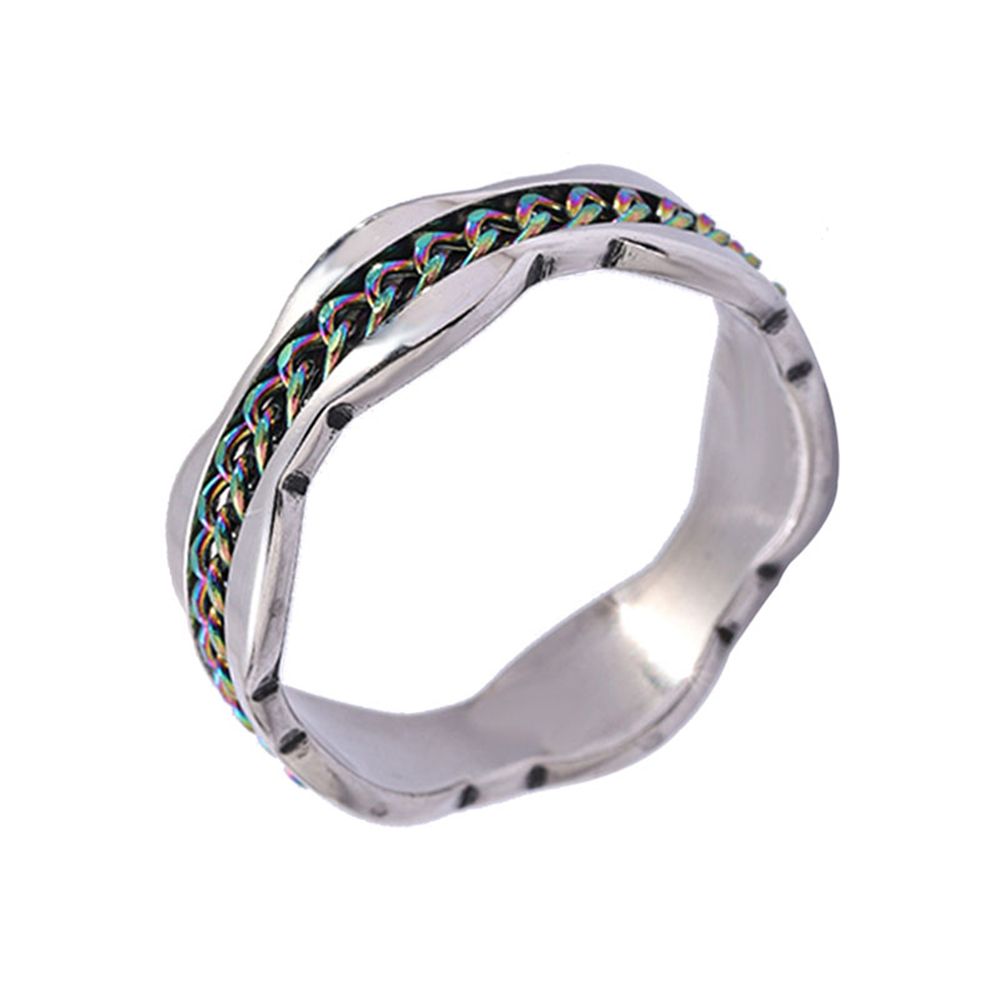 Tendencia accesorios moda comercio exterior explosivo estilo encaje cadena anillo dos colores JZ023 Application Scenario