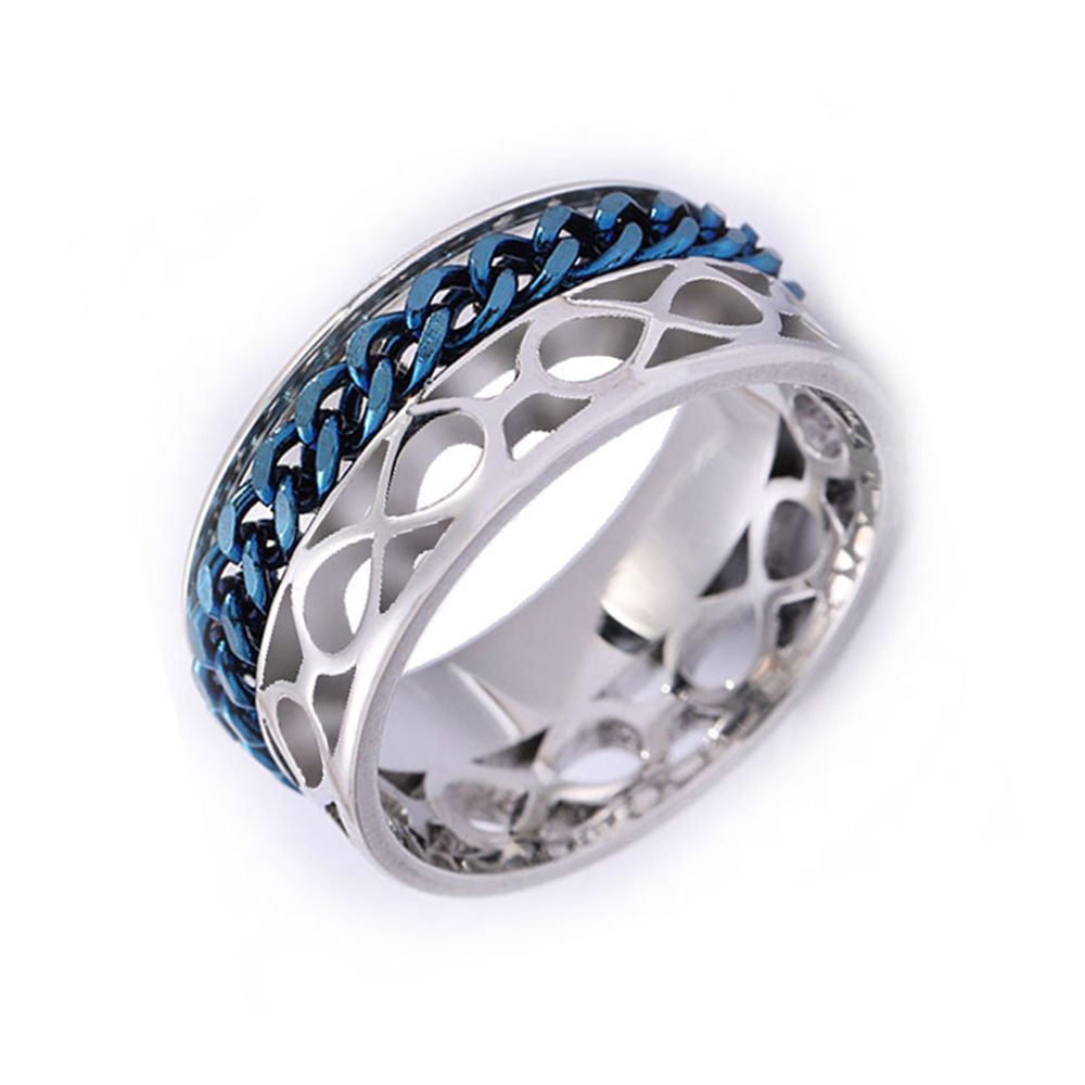 Trendy accessories, Douyin bestseller, export bestseller chain 8-shaped necklace ring JZ026 Application Scenario