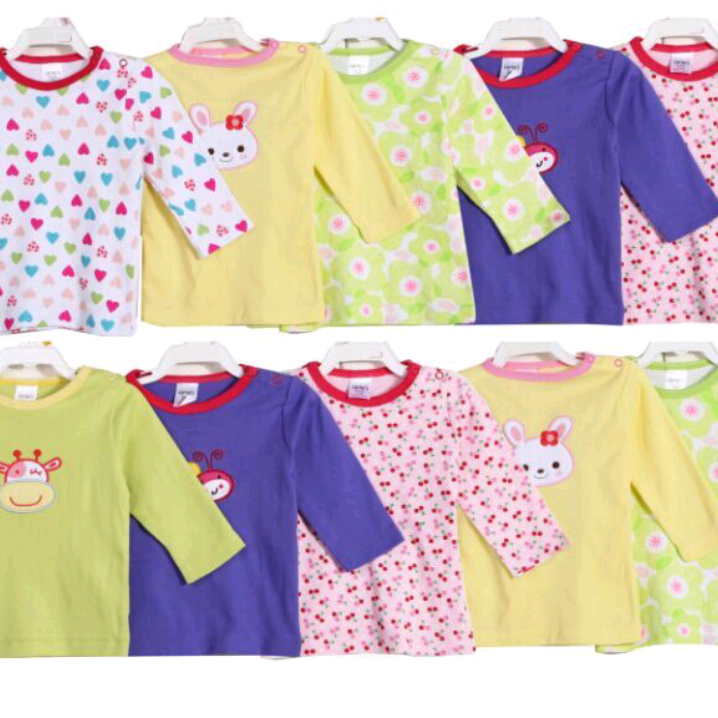 Cotton baby set Long sleeve T-shirt +PP long pants underwear thin 2 sets