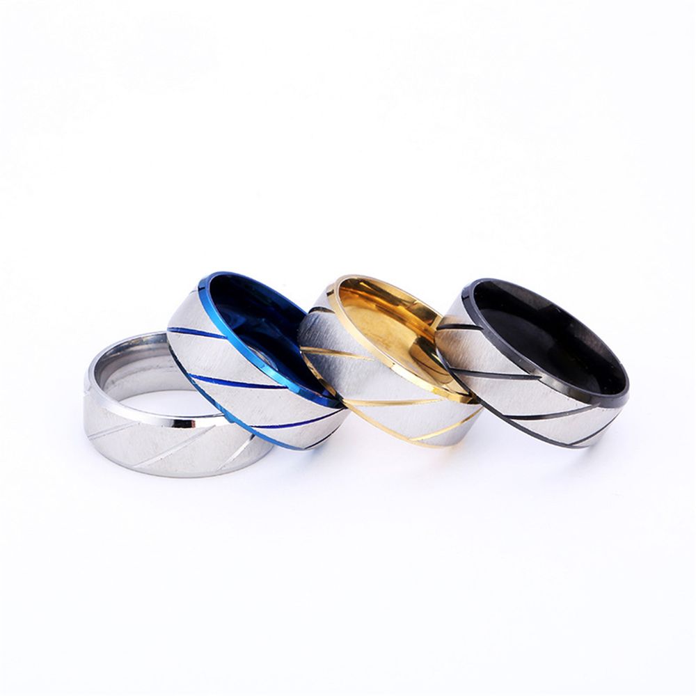A versatile stainless steel ring with European and American fashion trends and patterns for both men and women Item Picture