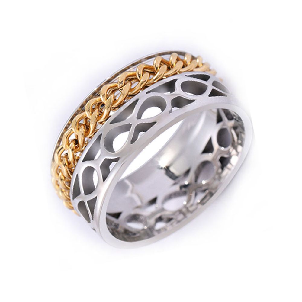 Trendy accessories, Douyin bestseller, export bestseller chain 8-shaped necklace ring JZ026 details Picture