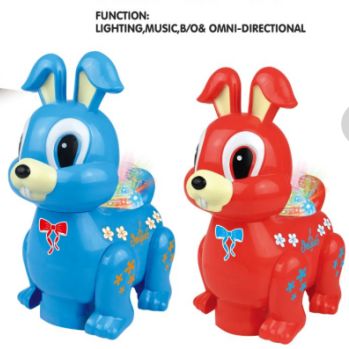 NR617-51 Electric universal light music cartoon rabbit