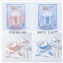 7 piece baby feeding tableware set