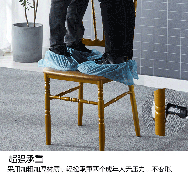 吕字家具- 拿破仑椅酒店饭店椅婚庆椅子宴会椅欧式椅餐厅铁艺靠背椅详情7