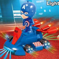 NR617-75 5D Light electric Universal Captain America Kart