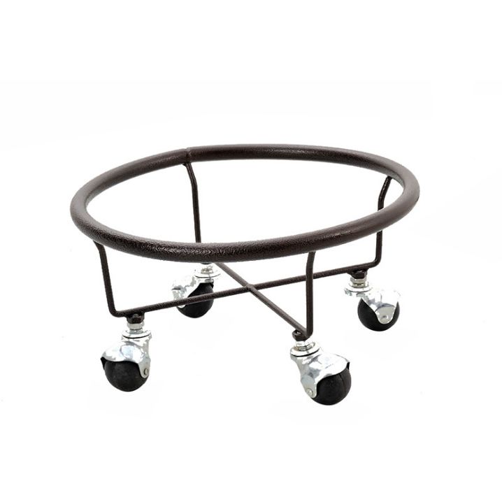 Retractable mobile flowerpot stand