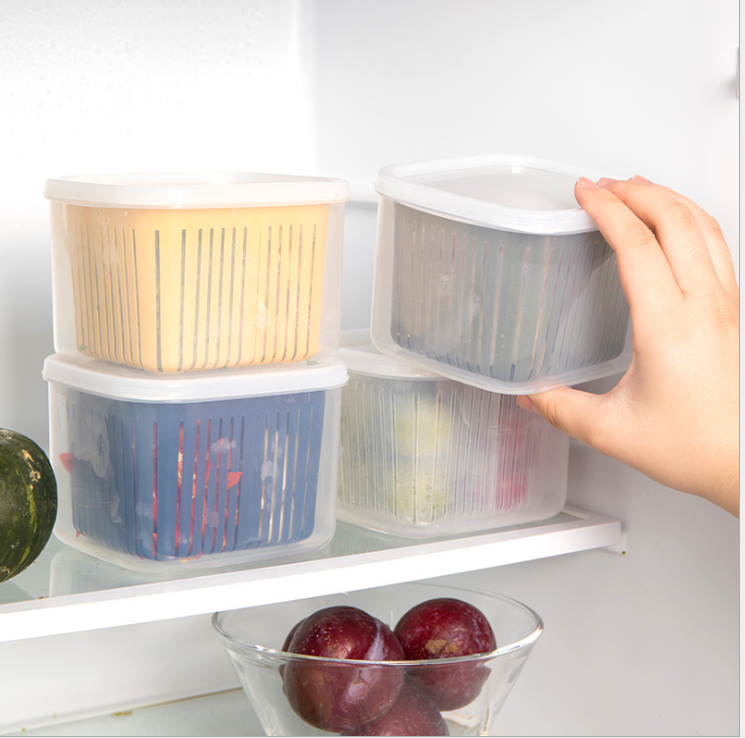 双层分格沥水葱花盒详情图2