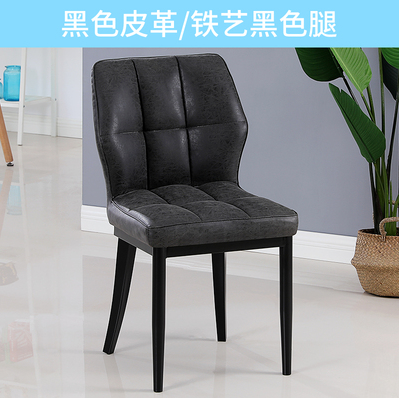 吕字家具-厂家直销北欧轻奢休闲椅子酒吧椅简约沙发餐椅靠背餐桌椅子酒店宾馆给你椅餐厅椅详情5