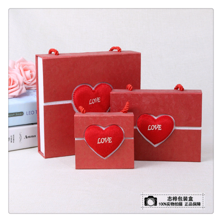 High-end frosted jewelry box Engagement ring box Bracelet box Bracelet box necklace box jewelry packaging