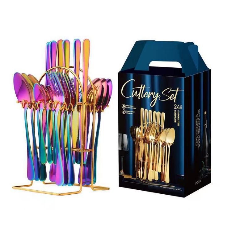 Amazon cross-border stainless steel 24-piece set