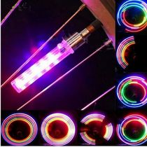 Bicycle switch nozzle light spoke light
