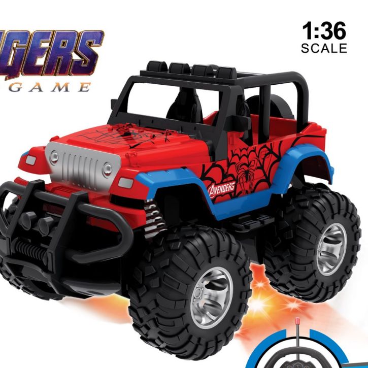 666-29开窗盒1:36四通蜘蛛侠越野车