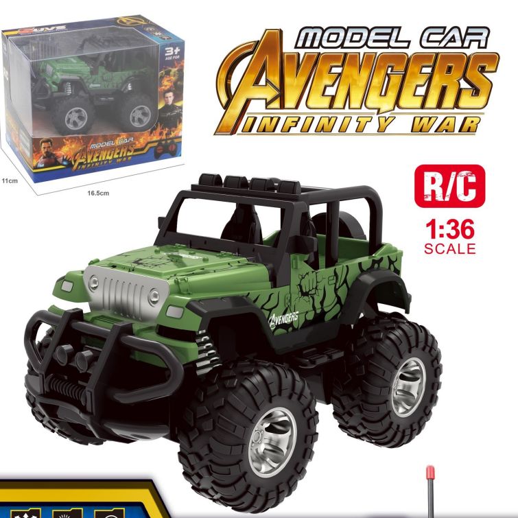 666-22 Window box 1:36 Four-way Avengers remote control car