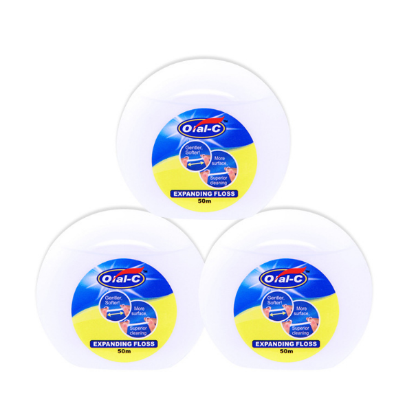 Portable 50m water flossing dental floss detail image 2